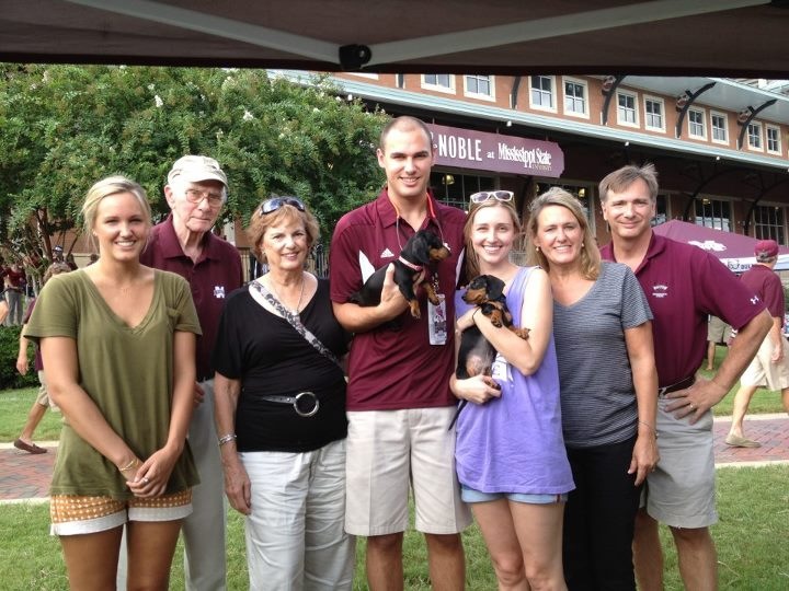 Elliott Family on campus